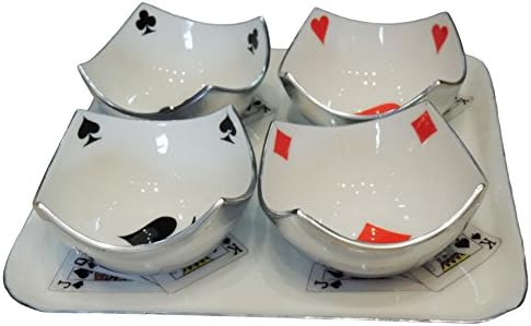 Decorative Platter with Nickel and White Meena Finish