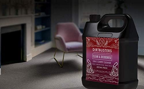 Dirtbusters Carpet Cleaner Solution (5L) Cleaning Shampoo, Clean & Deodorise With Reactivating Odour Treatment, Aroma Fresh - Image 3