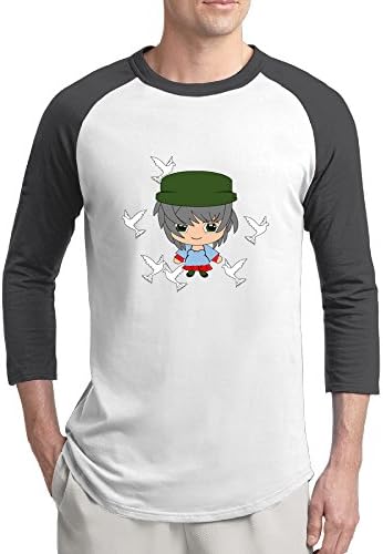 Summer Cute Chibi Manga Cartoon Core For Men Eco-Jersey Raglan Half Sleeve T-shirts