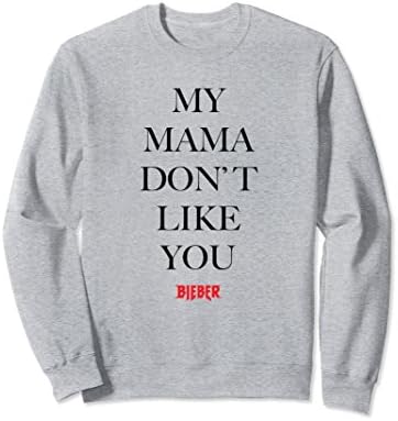 Unisex Justin Bieber Love Yourself Sweatshirt Large Heather Grey