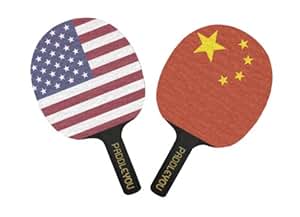 Amazon.com : Ping Pong Diplomacy 2 Player Paddle Set (2