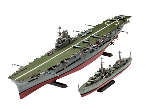 Revell of Germany Hms Ark Royal & Tribal Destroyer Hobby Model Kit