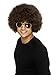 Smiffys 70s Funky Afro Wig,Brown,One Size