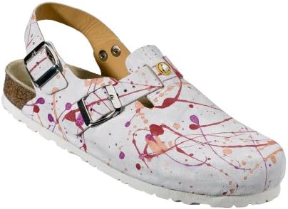 Weeger Women's ESD Antistatic Heel Strap Leather Clog
