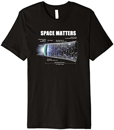 Men's Space Matters Astronomy T-shirt Large Black