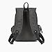 P.KU.VDSL Canvas Laptop Backpack, AUGUR Series Vintage Leather Rucksack, Military Satchel Backpack for Men Women Traveling Hiking