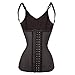 Lover-Beauty Women's Underbust Corset Waist Trainer Cincher Body Shaper Vest Size XXL Black