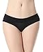 Everbellus Women's Padded Seamless Butt Hip Enhancer Panties Boy Shorts Black M