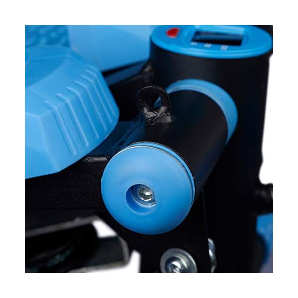 Relaxdays-Unisex-Stepper-Adjustable-Resistance-with-Expander-Speedometer-and-Step-Counter-Hxwxd-170-X-31-x-33-cm-Black-Blue-M Relaxdays Unisex Stepper, Adjustable Resistance, with Expander, Speedometer and Step Counter, Hxwxd: 170 X 31 x 33 cm…