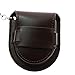 LYMFHCH Bronze Leather Chain Pocket Watch Holder Storage Case Box Coin Purse Pouch Bag