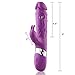 GSPY Vibrating G Spot Rabbit Vibrator, Rechargeable Dildo- Adult Sex Toys Clitoris Stimulator for Women