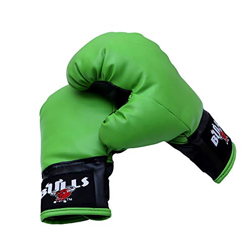 green and black boxing gloves