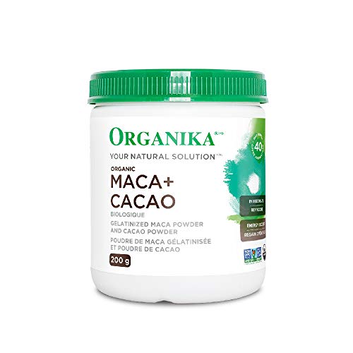 Organika Maca + Cacao Powder, 200g
