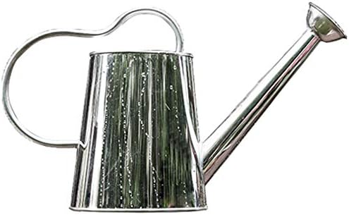 Huyya 国産品 じょうろ 植物 Silver 4 5l ステンレススチール 屋内外の植物園芸工具用の大容量如雨露