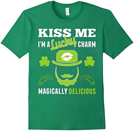 Men's St. Patrick's Day Lucky Charm Delicious t shirts 3XL Kelly Green