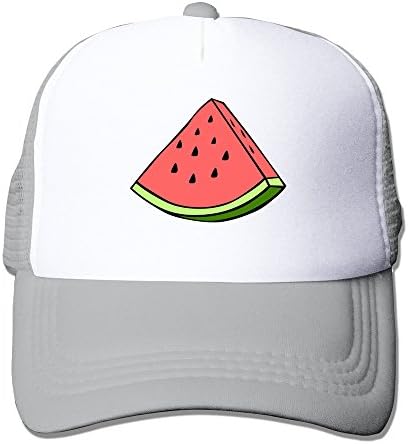 Jade Casual Flat Billed Caps Watermelon Summer Caps Ash