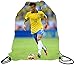 Neymar Jersey Style T-shirt Kids Neymar Jr Jersey Brazil T-shirt Gift Set Youth Sizes ✓ Premium Quality ✓ ✓ Soccer Backpack Gift Packaging (YL 10-13 Years Old, Neymar)