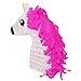 White Unicorn w/Pink Hair Pinata - Mexican Piñata - Handmade in Mexico