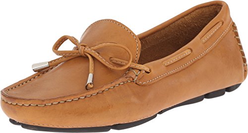 Massimo matteo women s tie driver tan bison leather loa…