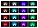 MEIKEE 4 Pack 25W RGB Color Changing Floodlight LED Flood Lights