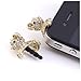 TOOGOO New Crystal Dog Puppy Bear 3.5mm Antidust Anti Dust Ear Cap for iPhone 5, HTC, Samsung