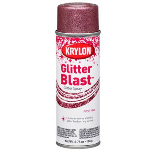 Krylon K03812A00 Glitter Blast, Posh Pink, 5.75 Ounce