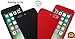 Premium Italian Design 2 Pack iPhone 8 Plus Case/iPhone 7 Plus Case Full Body, with 2 Tempered Glass Screen Protector for 360 Protective Shock Absorption Cover, Waterproof Bag Included (Red & Black)