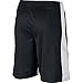 NIKE Boys' Assist Shorts, Black/White/White/White, Medium