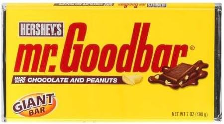 Amazon Com Hersheys Giant Mr Goodbar Bar 7 Ounce Pack Of 2 Grocery Gourmet Food