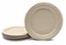 Harvest Pack Nine Round Disposable Bagasse, Sugarcane Fibers Plates Compostable Environmental Paper Alternative, 100% Natural by Product Tree Free