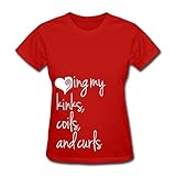 Love My Kinks, Coils, & Curls Length Women's T-Shirt by Spreadshirt™