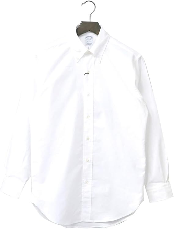 Amazon ブルックスブラザーズ Brooks Brothers スーピマコットン オックスフォード ポロボタンダウンシャツ Regent Fit Solid White シャツ 通販