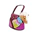 Pucci Pups by Battat - Beige Plush Horse with Dark Pink Swirl-Pattern Carrier Purse
