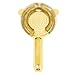 Double Cocktail Jigger Bell Jiggers Stainless Steel Seamless 1&2 OZ Measuring Jigger by Homestia, Gold
