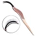 FAMILIFE False Eyelashes Applicator Tool Portable Eyelash Extension Tweezers Stainless Steel Remover Clip Nipper Rose Gold