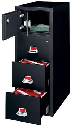 Amazon Com Fireproof Three Drawer Vertical File With Safe 32 D