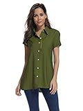 Women’s Sun UV Protection Outdoor Short Sleeve Breathable Hiking Fishing Shirt