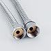 Shower Head Hoses 98-Inch Extra-long for Handheld Shower Head Sprayer Hose Extension and Hand Held Showerhead Hose Replacement with Brass Nuts Stainless Steel Chrome