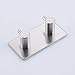 KES Bathroom Lavatory Self Adhesive Double Coat and Robe Hook, Brushed Finish, SUS304 Stainless Steel, A7060H2-2