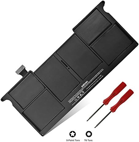 SKOWER A1406 A1495 Battery Fit MacBook Air 11'' A1465 A1370 (Mid 2011 2012 2013 Early 2014 2015 Version), Fit MC968 MD223 MD711 020-7376-A 020-7377-A