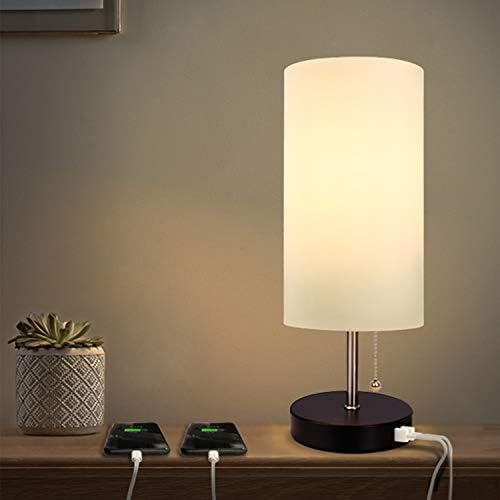 USB Table Lamp with 2 Charging Ports for Recharge Devices ...