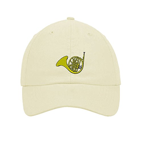 image for Speedy Pros French Horn Embroidered SOFT Unstructured Adjustable Hat C
