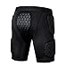 TUOY Adult Padded Compression Shorts 5-Pad Football Girdle Hip Thigh Protector Black