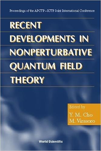Recent Developments In Nonperturbative Quantum Field Theory - 