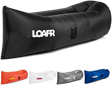 LOAFR Classic: The Ultimate Inflable Air Lounger, Air Hammock, Black Betty
