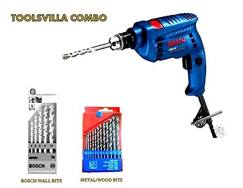 Click Here to See More Images brandsonSale And Toolsvilla Combo-Bosch Gsb10 Drill Bosch Set For Wall Drilling And 13Pcs Drill Set For