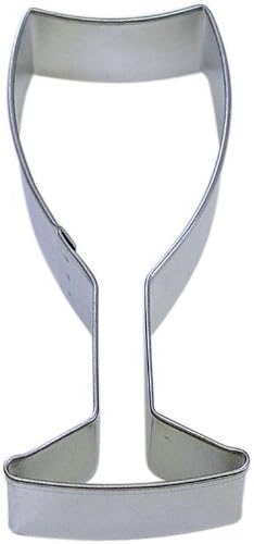 Champagne Glass Tin Cookie Cutter 4" B1806