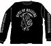 Sons Of Anarchy Fear The Reaper Long Sleeve Black T-shirt X-Large