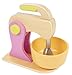 Blue Panda Wooden Kitchen Mixer Toy - 7-Piece Pretend Play Cookie Baking Toy Set Kids, Wood Play Food Children