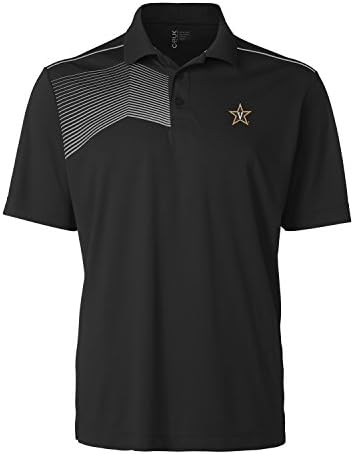 CBUK NCAA Vanderbilt Commodores Men's Glen Acres Polo, Black, 3X-Large